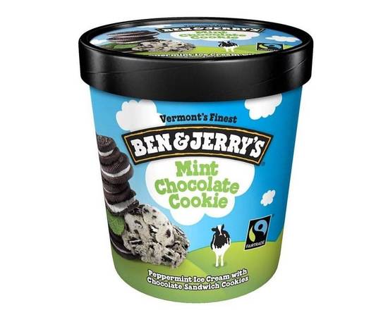 Order Ben & Jerry's Pint (Mint Chocolate Cookie) food online from Balboa Tap House store, San Diego on bringmethat.com