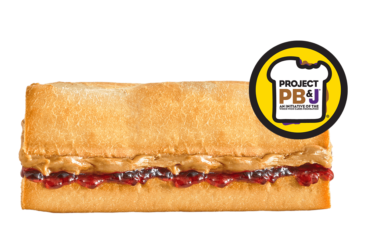 Order PB&J food online from Which Wich store, Raleigh on bringmethat.com