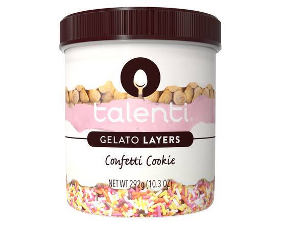 Order Talenti Layers Confetti Cookie Gelato food online from The Ice Cream Shop store, Charlotte on bringmethat.com