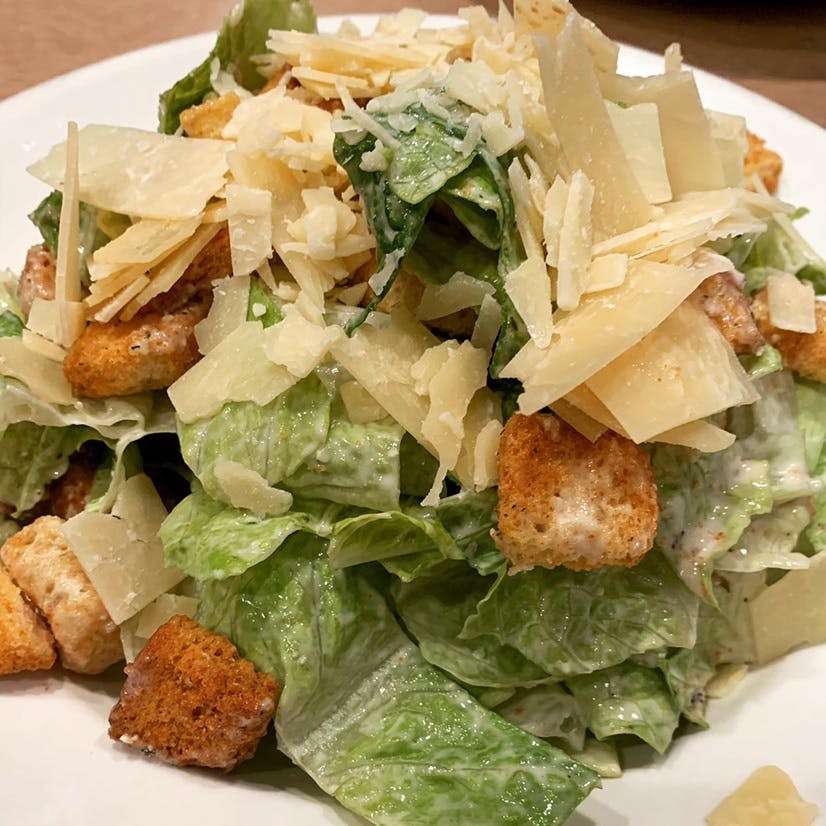 Order 2. Caesar Salad - Salad food online from Village Cafe & Pizza store, Los Angeles on bringmethat.com