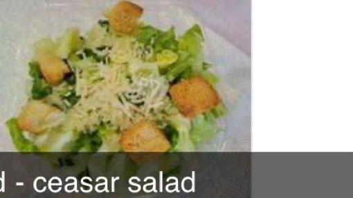 Order Caesar Salad food online from Crisp & Juicy store, Kensington on bringmethat.com