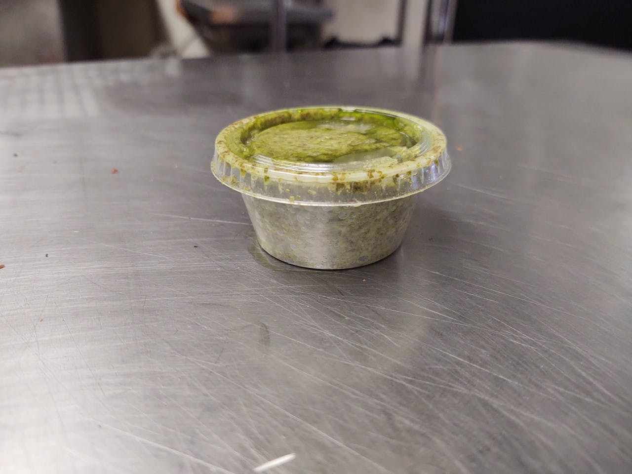 Order Side of Pesto Dipping Sauce - Side food online from Poulsbo Woodfired Pizza  store, Poulsbo on bringmethat.com