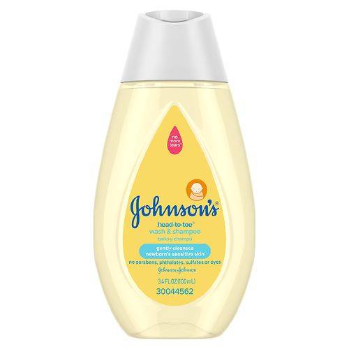 Order Johnson's Baby Head-To-Toe Gentle Tear-Free Baby Wash & Shampoo - 3.4 fl oz food online from Walgreens store, FAIRBANKS on bringmethat.com