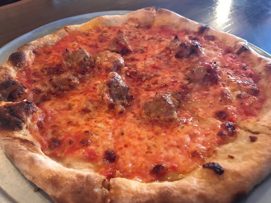 Order Fennel Sausage Pizza - 12'' food online from Pane E Vino store, Covina on bringmethat.com