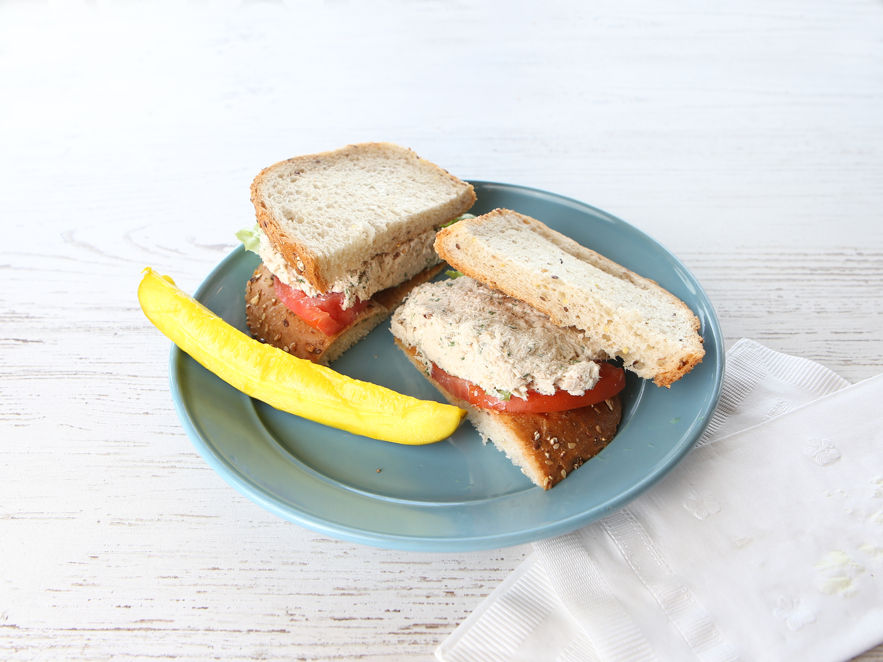 Order Tuna Salad Sandwich food online from Peaberry Cafe And Bakery store, Youngstown on bringmethat.com