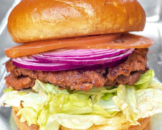 Order Veggie Burger food online from Haute Dogs & Fries store, Alexandria on bringmethat.com