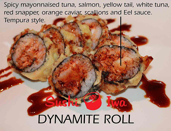 Order DYNAMITE food online from Sushi Iwa store, Clayton on bringmethat.com