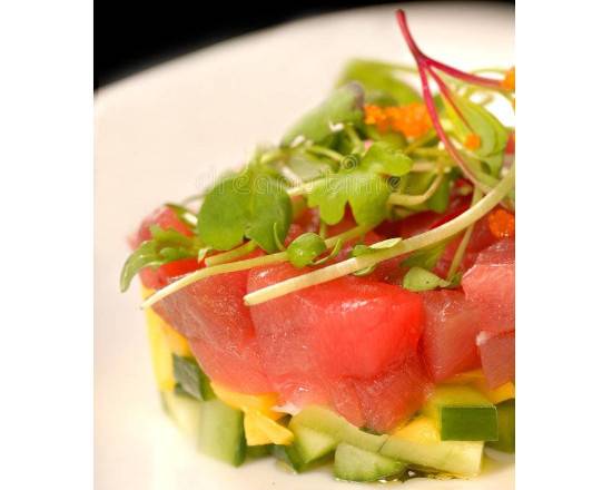 Order Tuna Mango Tartar food online from Midori Sushi store, Highland Park on bringmethat.com