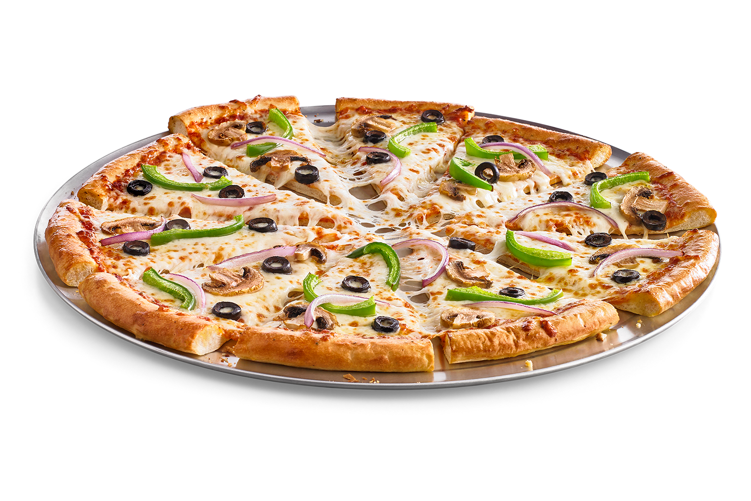 Order Giant Veggie Pizza food online from Cicis store, Forney on bringmethat.com