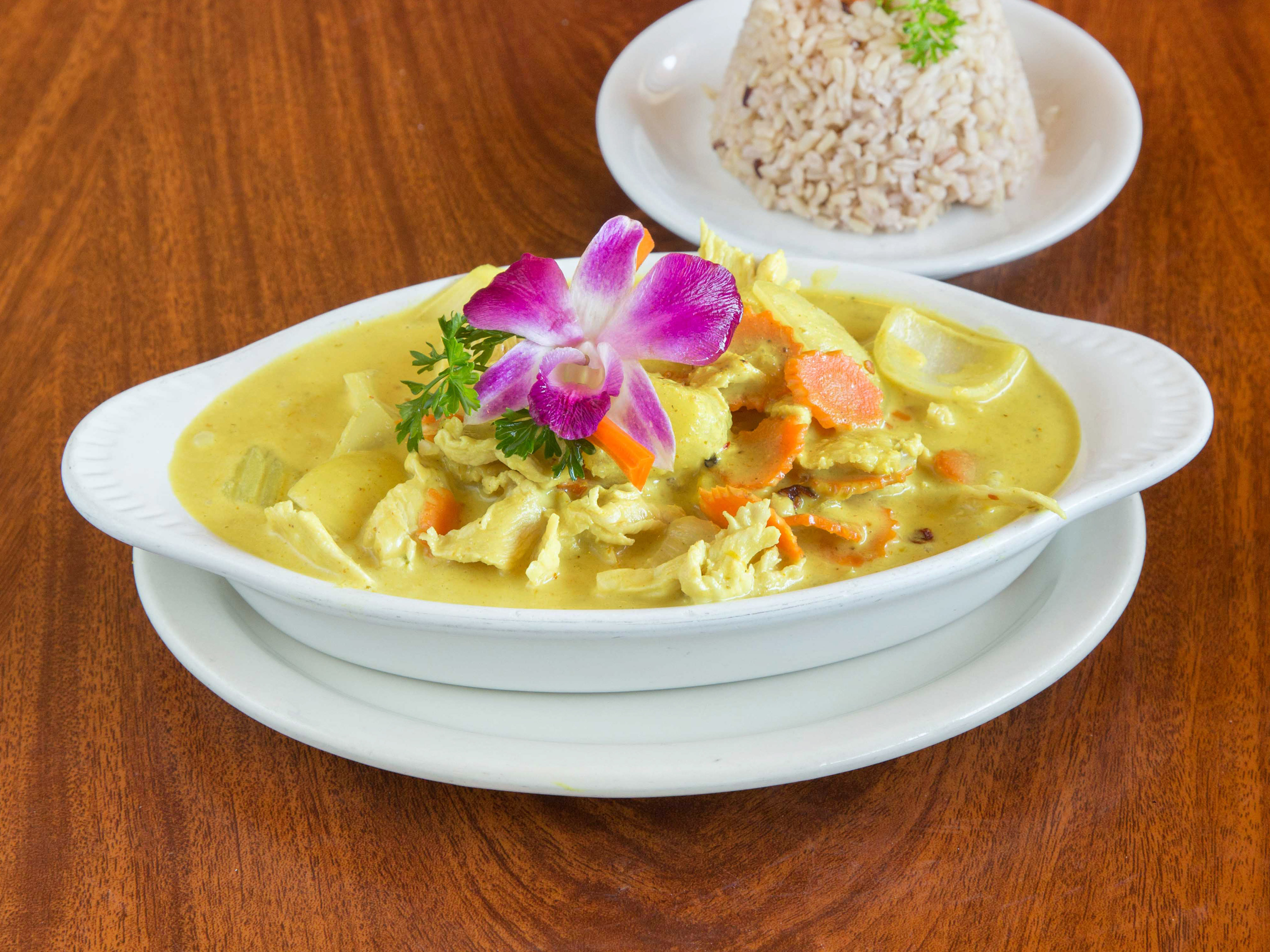 Order Yellow Curry food online from Thai Basil - Ahwatukee store, Phoenix on bringmethat.com