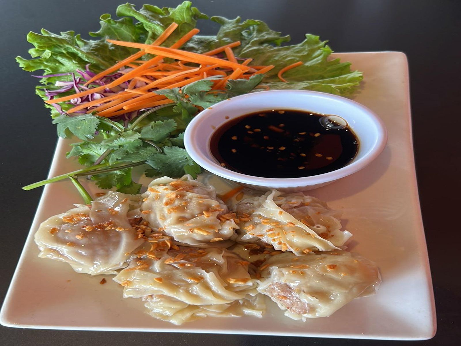 Order Thai Dumpling (5 Pieces) food online from California Thai Cafe store, San Diego on bringmethat.com