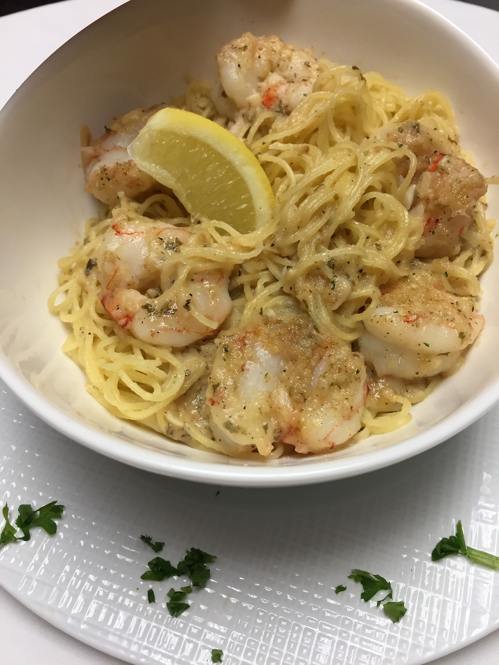Order Classic Shrimp Scampi food online from The Grapevine Restaurant & Catering store, Buffalo on bringmethat.com