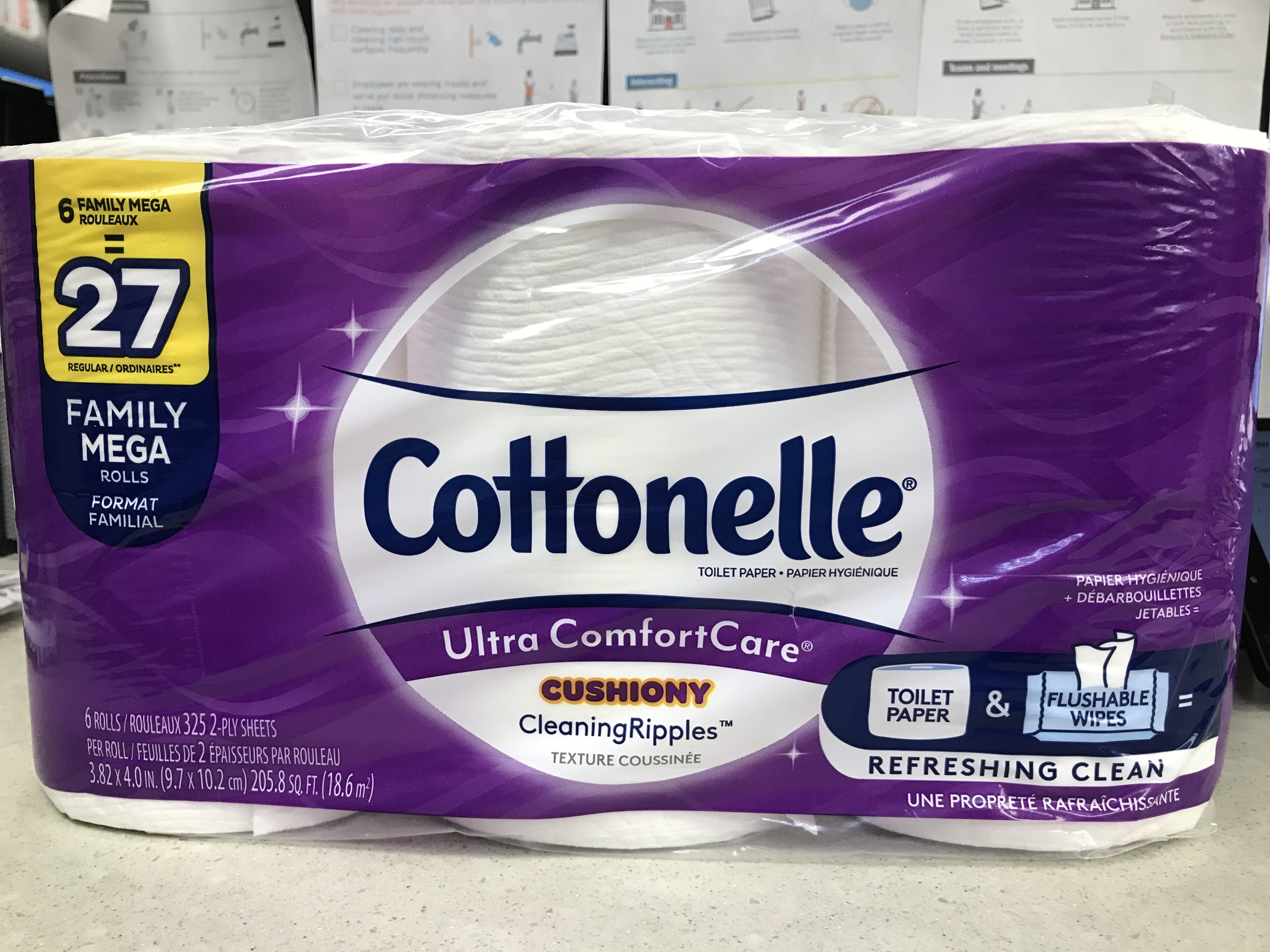 Order cottonelle 6pk tp toilet paper Mega size food online from The Ice Cream Shop store, Providence on bringmethat.com