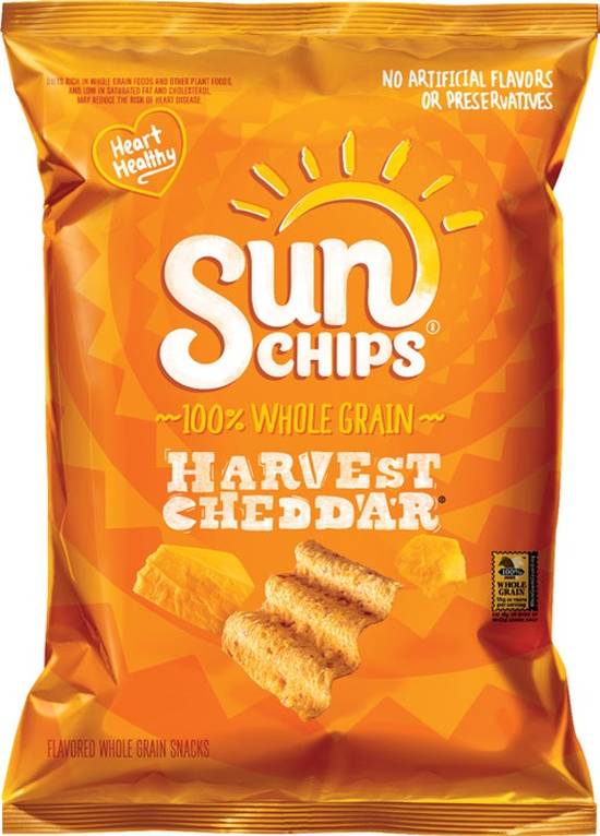 Order Sun Chips Harvest Cheddar food online from City Bites store, Shawnee on bringmethat.com