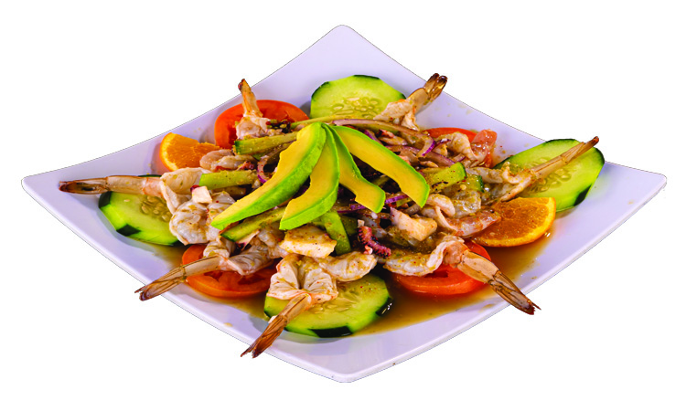 Order 14. Aguachile con Pulpo food online from Malta Mexican Seafood store, Lake Forest on bringmethat.com