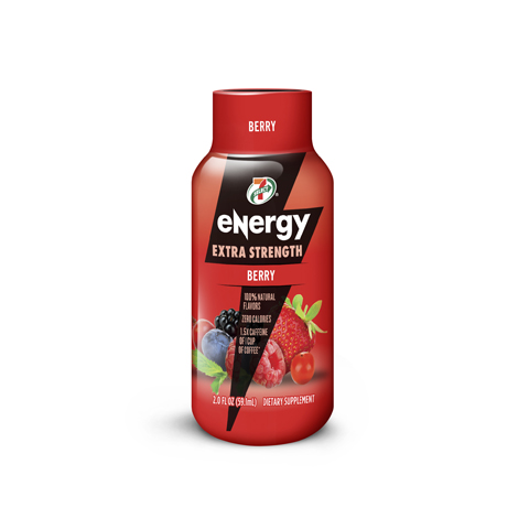 Order 7-Select Energy Shot Extra Strength Berry 2oz food online from 7-Eleven store, Chicago on bringmethat.com
