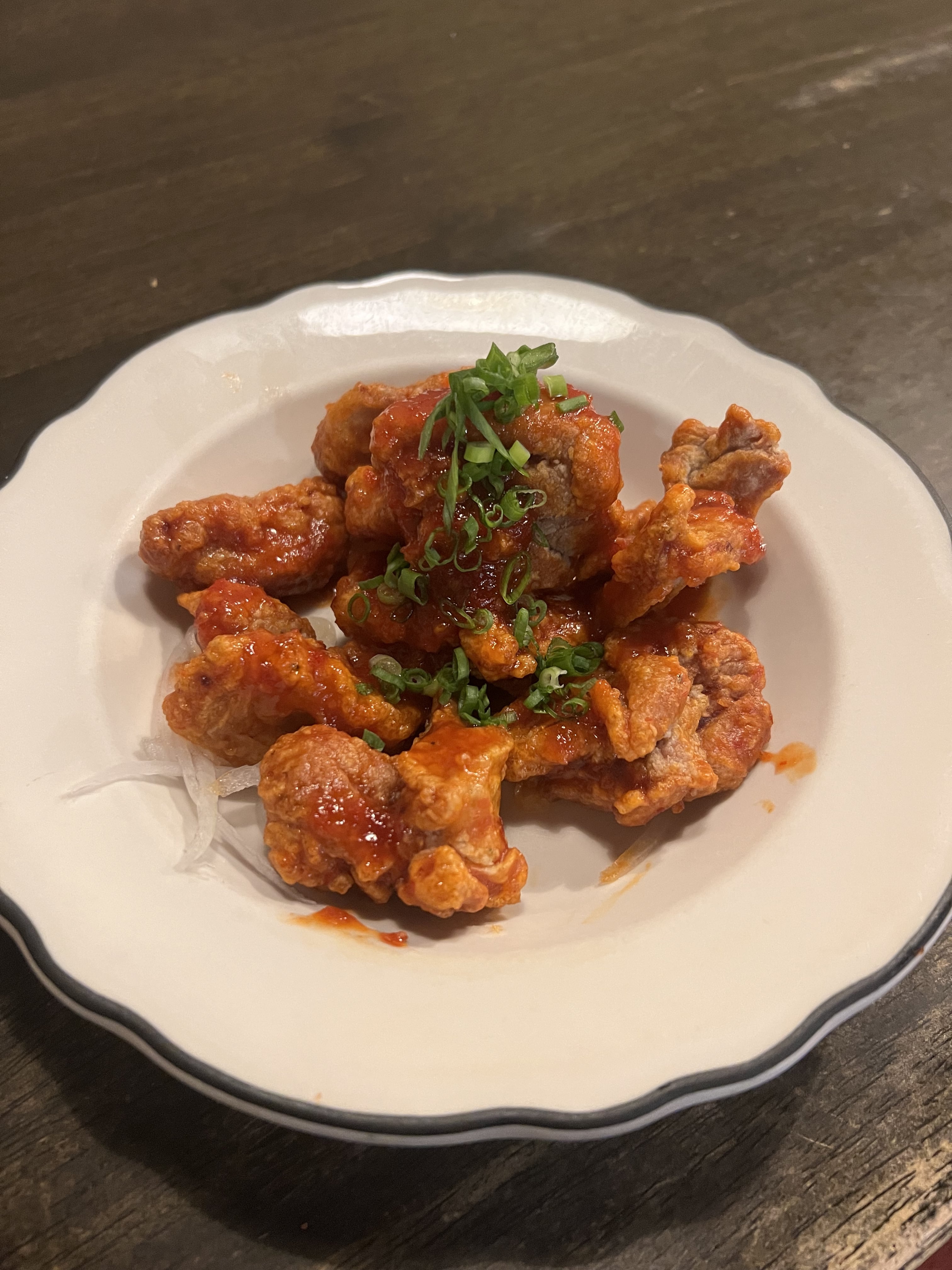 Order Spicy Tangy Fried Chicken food online from Ichiza Sake House store, Las Vegas on bringmethat.com