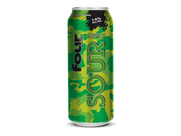 Order Four Loko Sour Apple - 24oz Can food online from Jenny Liquors store, Mt Prospect on bringmethat.com