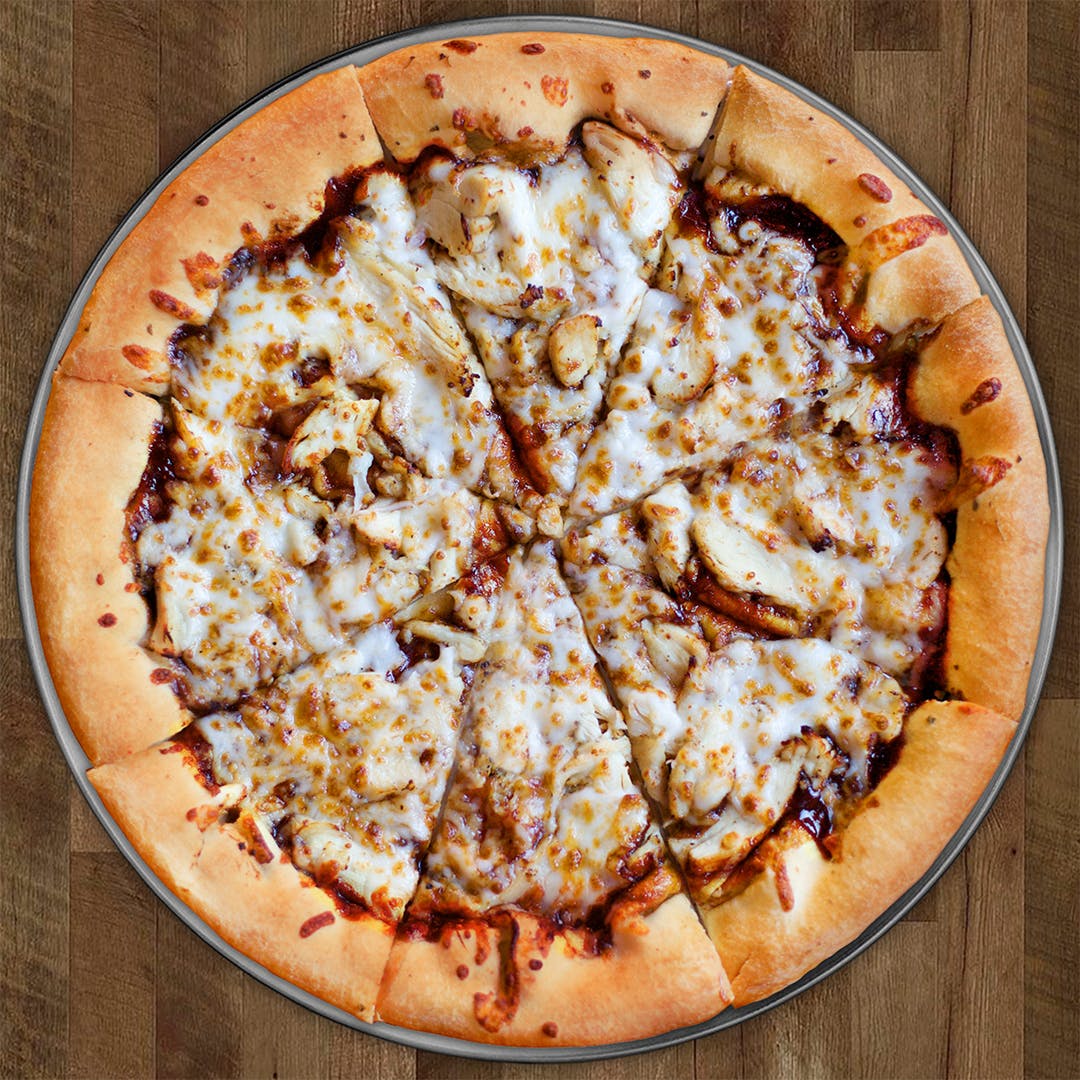 Order BBQ Chicken Pizza - Small 10'' food online from DoubleDave's Pizzaworks store, Houston on bringmethat.com