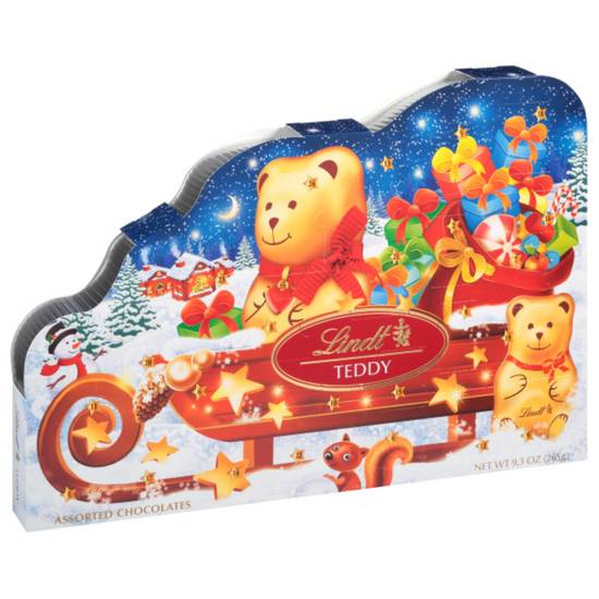 Order Lindt TEDDY Sleigh Assorted Chocolate Advent Calendar, Box of Assorted Chocolates, 9.3 oz. Box food online from CVS store, ROSLINDALE on bringmethat.com