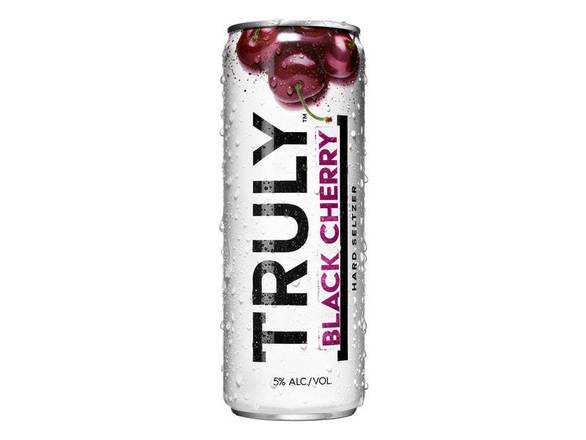 Order TRULY Hard Seltzer Black Cherry, Spiked & Sparkling Water - 6x 12oz Cans food online from Royals Liquor store, St. Peters on bringmethat.com
