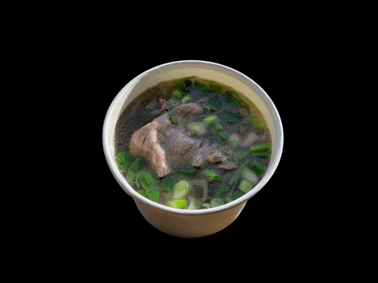 Order 16 Oz Pho Soup (Any 1 Protein)(NO NOODLES) food online from Vinason Pho Kitchen store, Kirkland on bringmethat.com