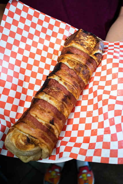 Order Bacon Wrapped Burrito  food online from Sayulitas Mexican Food store, San Diego on bringmethat.com
