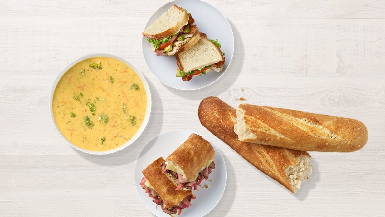 Order Sandwich & Soup Feast food online from Panera store, Eden Prairie on bringmethat.com