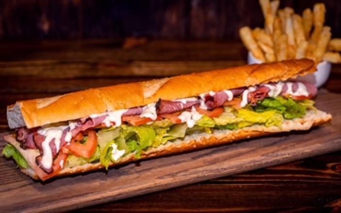 Order Pastrami Panini food online from Holy Schnitzel store, New York on bringmethat.com