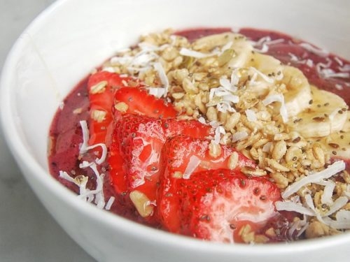 Order The Northpark Mix Acai Bowl food online from Moe Coffee Northpark store, San Diego on bringmethat.com