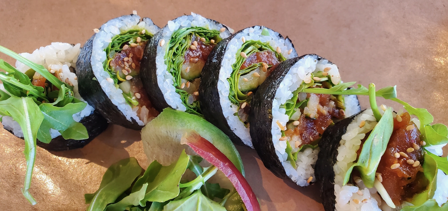 Order Ebisu spicy tuna roll food online from Ebisu Ramen And Sushi store, Denver on bringmethat.com