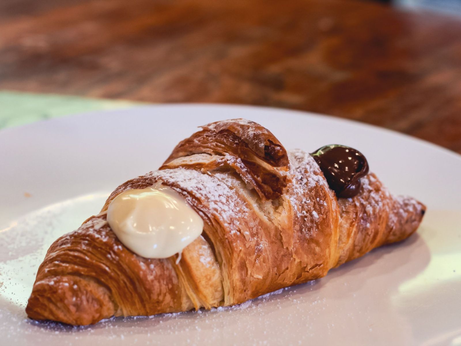 Order Croissant food online from Alessio’s Cafe | Gelato | Pizza store, Hoboken on bringmethat.com