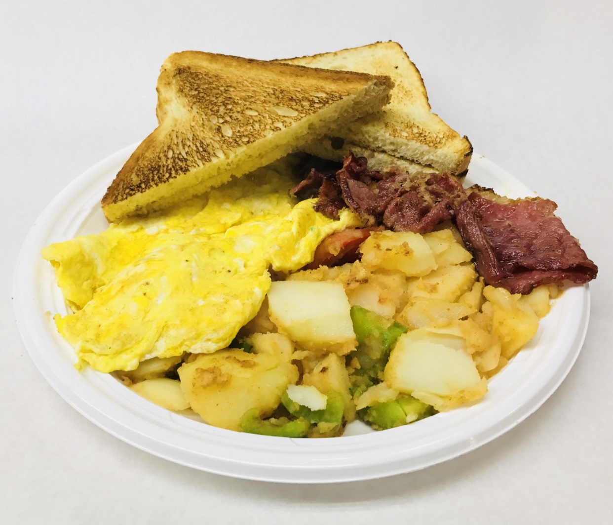 Order Bacon and Eggs Platter food online from Tompkins finest deli store, New York on bringmethat.com