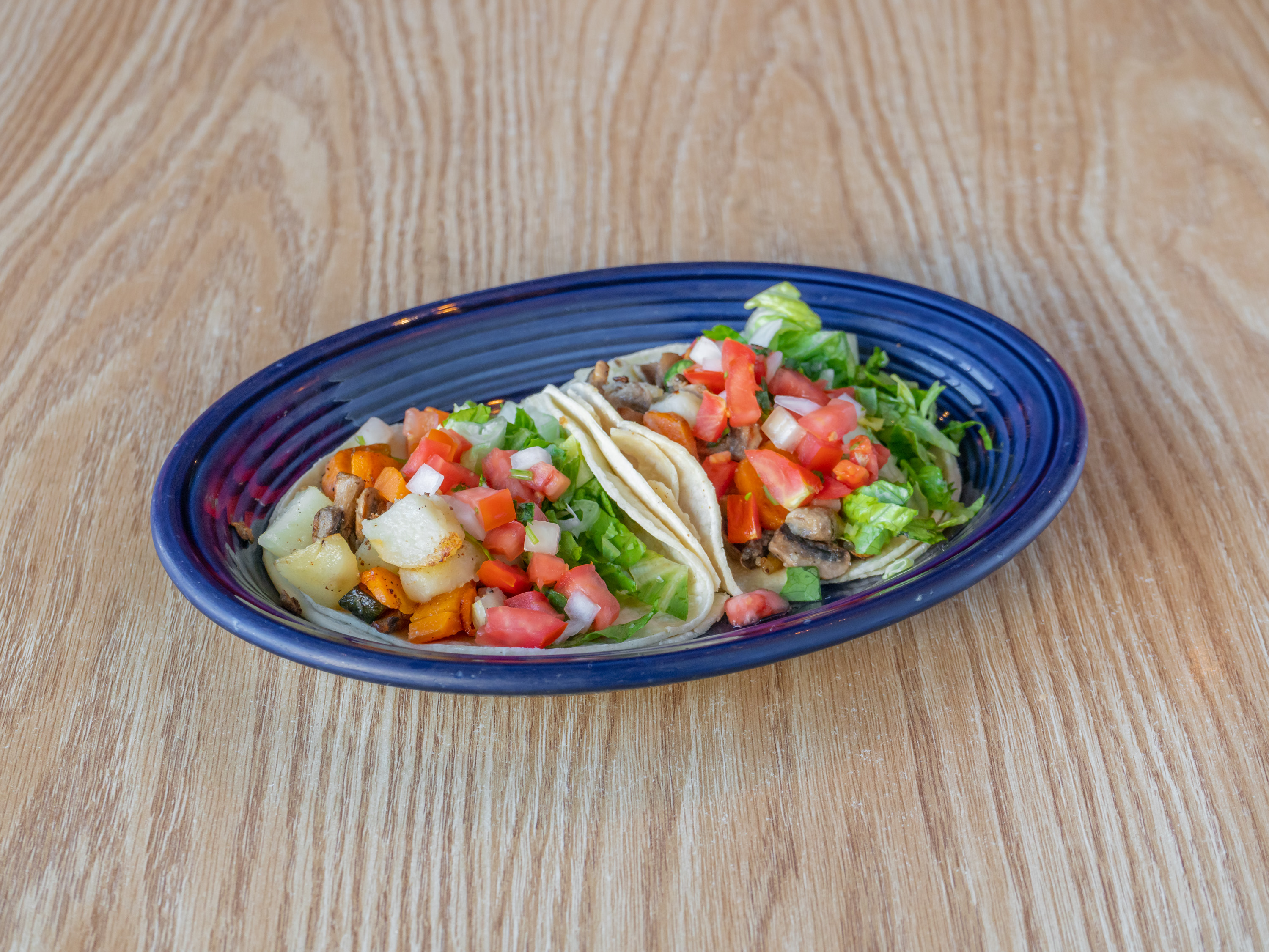 Order Veggie Taco food online from Papalote Mexican Grill store, San Francisco on bringmethat.com