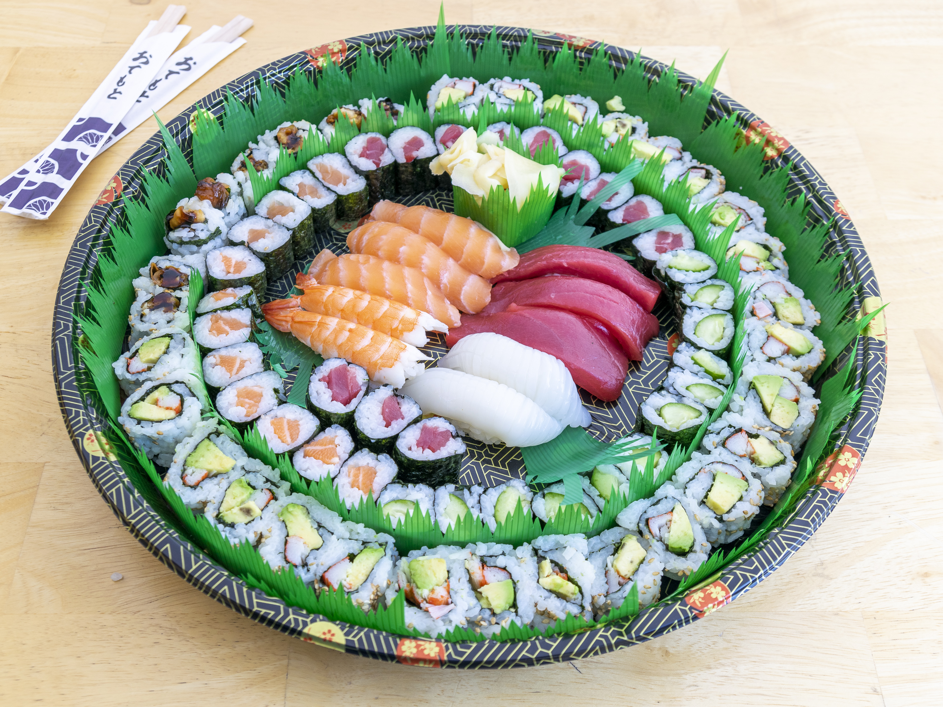 Order 36. Roll and Nigiri Platter food online from Oishinbo store, Harrison on bringmethat.com