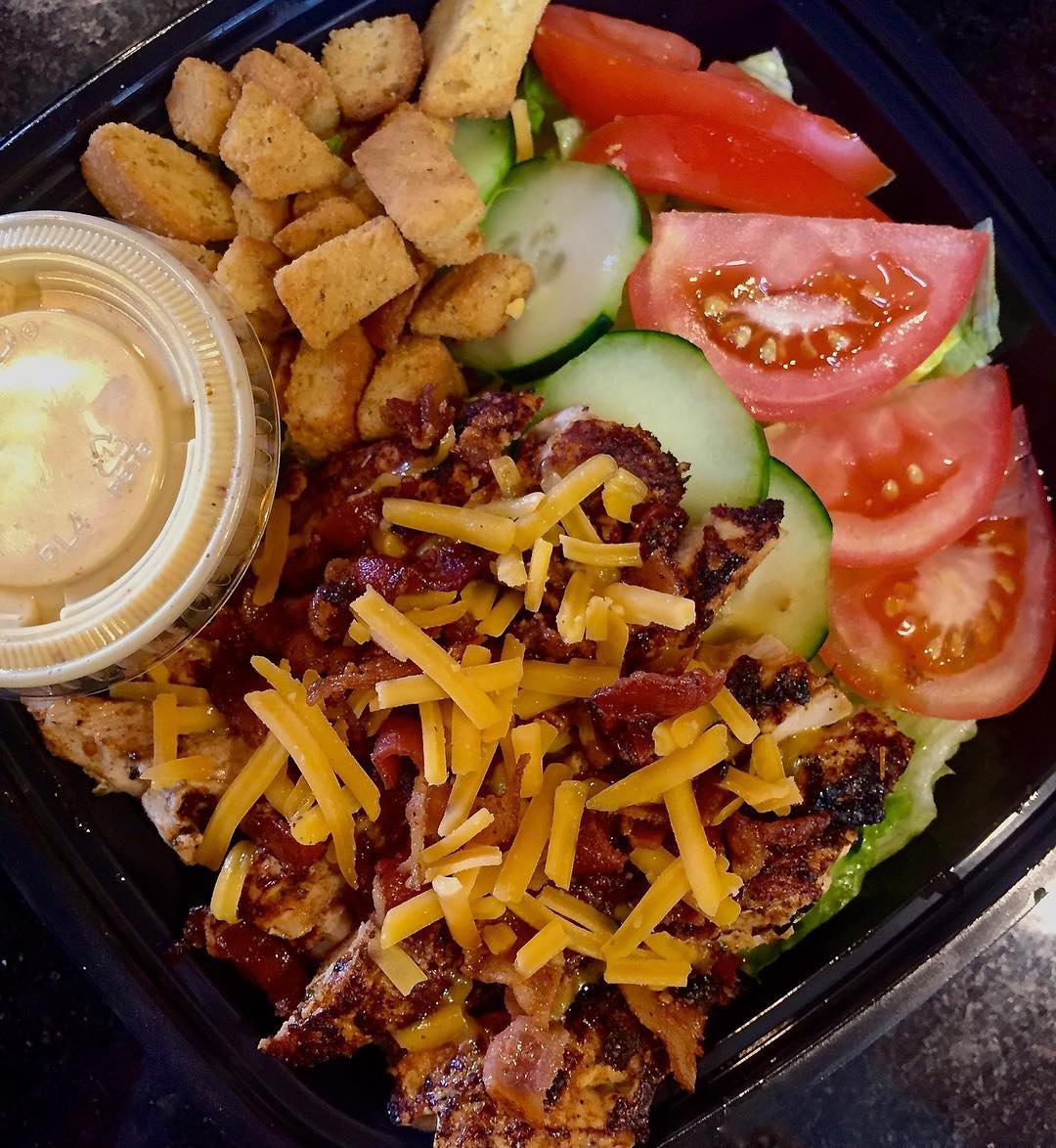 Order Chicken Bacon Club Salad food online from Buddy's Burgers store, Exton on bringmethat.com