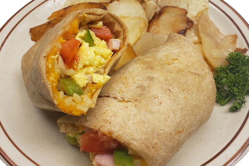 Order TJ Scramble Wrap food online from Tee Jaye Country Place store, Whitehall on bringmethat.com