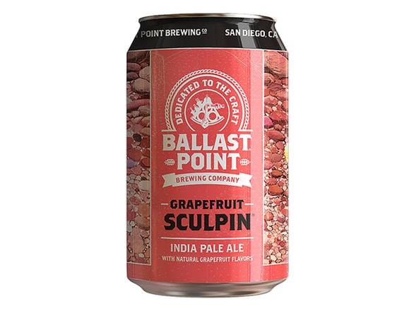 Order Ballast Point Grapefruit Sculpin IPA - 6x 12oz Cans food online from Shell Beach Liquor & Deli store, Pismo Beach on bringmethat.com