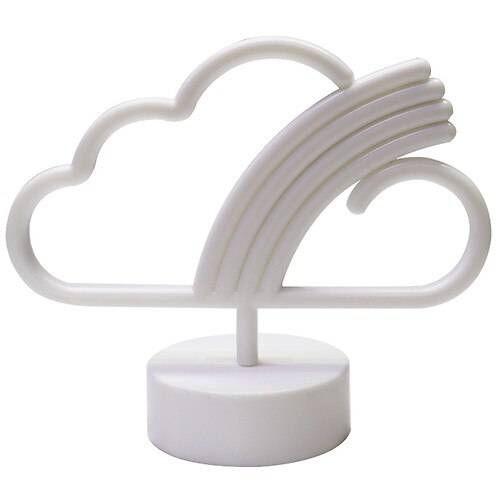 Order Festive Voice Valentine's Rainbow Cloud Neon Light - 1.0 ea food online from Walgreens store, Daly City on bringmethat.com