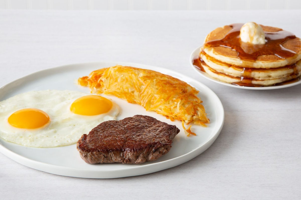 Order 6 oz. Top Sirloin & Eggs*  food online from Village Inn store, West Valley City on bringmethat.com