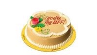 Order Mocha Greeting Cake - 8" Round  food online from Goldilocks store, Union City on bringmethat.com