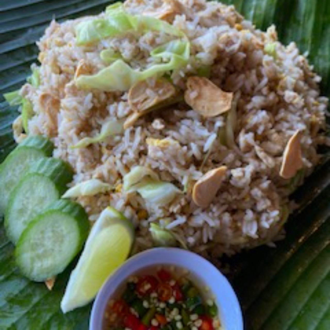 Order Garlic Fried Rice (Khao Pad Gratiem) food online from Pad Thai Diva store, Los Angeles on bringmethat.com