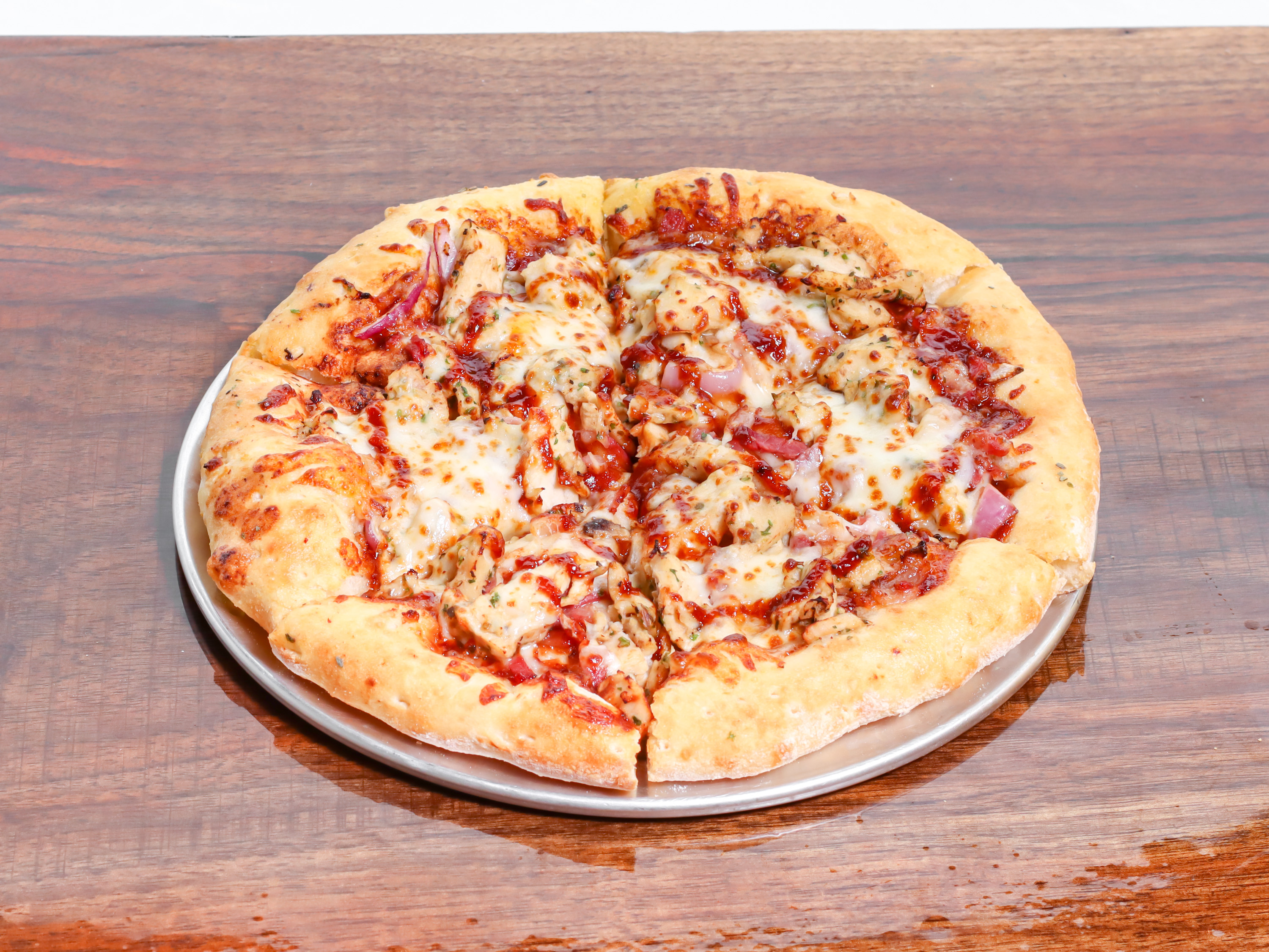 Order Texas B.B.Q. Chicken Pizza food online from Shelby Pizza store, Mckinney on bringmethat.com