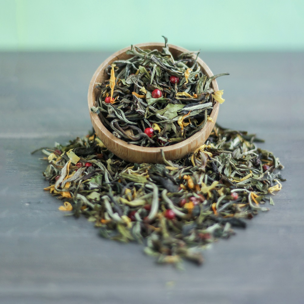 Order Sleigh Ride White Tea food online from Fava Tea Company In Greenfield store, Greenfield on bringmethat.com