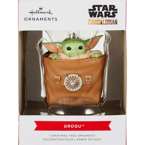 Order Hallmark Star Wars: The Mandalorian Grogu in Bag Christmas Ornament food online from CVS store, TULARE on bringmethat.com