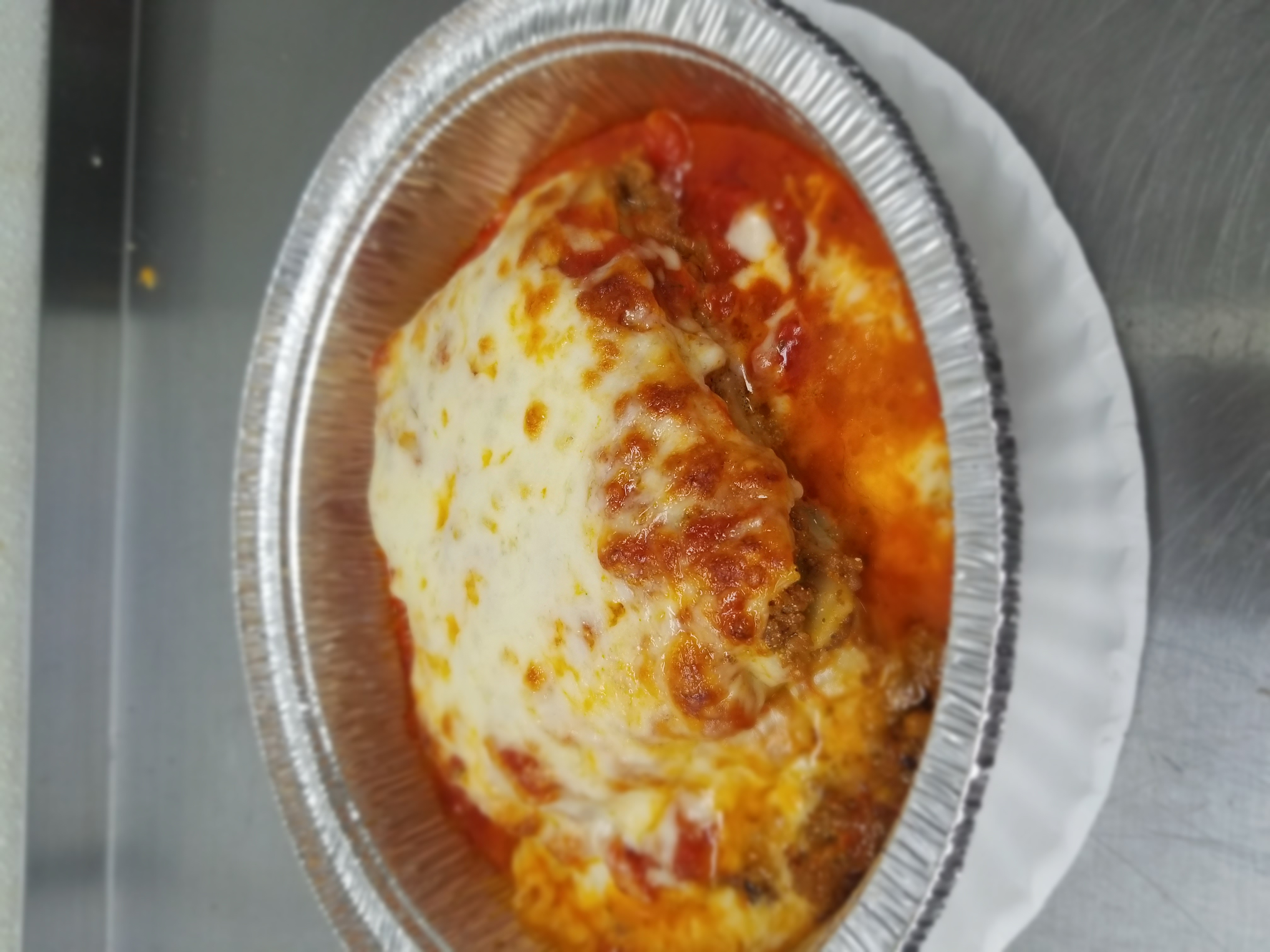 Order Meat Baked Lasagna food online from Panaro's Pizzeria store, Bridgeport on bringmethat.com
