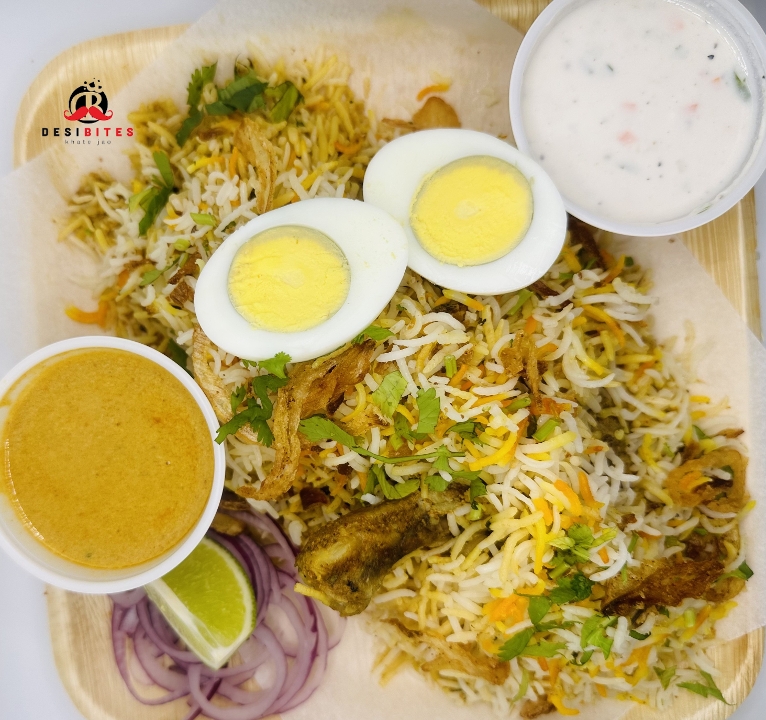 Order Hyderabadi Chicken Dum Biryani food online from India Bazaar store, Minneapolis on bringmethat.com