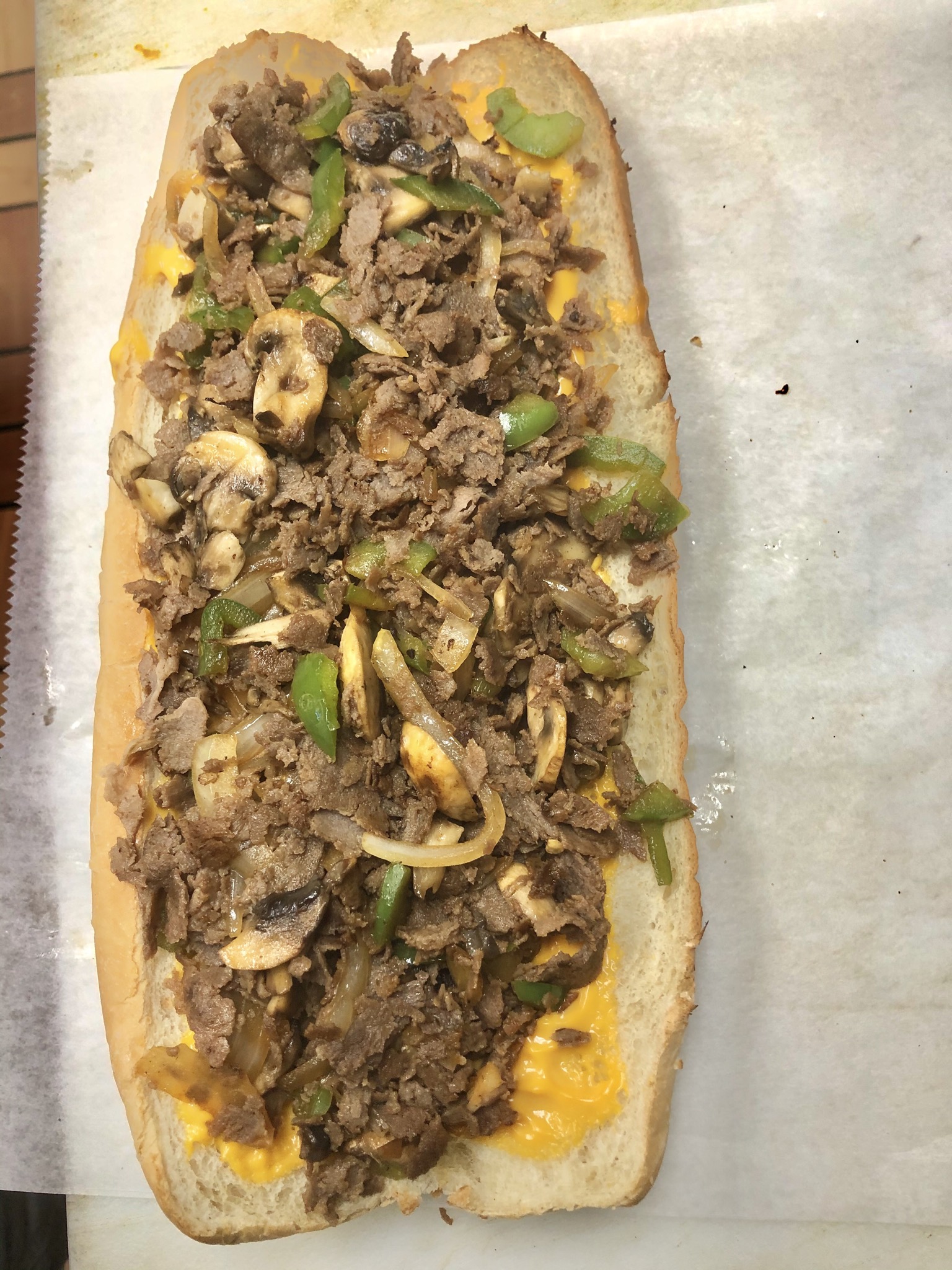 Order Philly Cheesesteak Sub food online from Pizza Boli's store, Pasadena on bringmethat.com