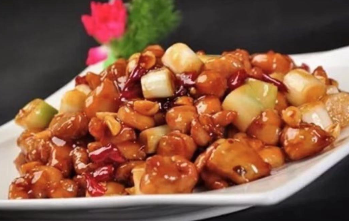 Order Kung Bo Chicken food online from Kwong Tung Chop Suey store, Shelby Charter Township on bringmethat.com