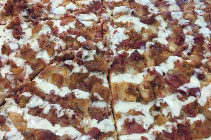 Order Chicken Bacon Ranch Pizza food online from Italian Affair store, Bellerose on bringmethat.com